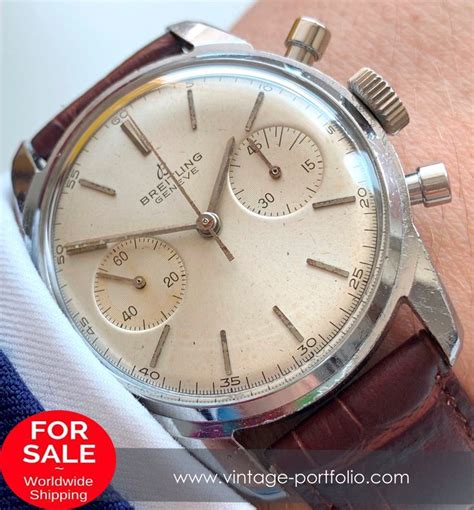 breitling geneve chronograph 1960|Gorgeous 1960s Vintage Breitling Geneve Stainless .